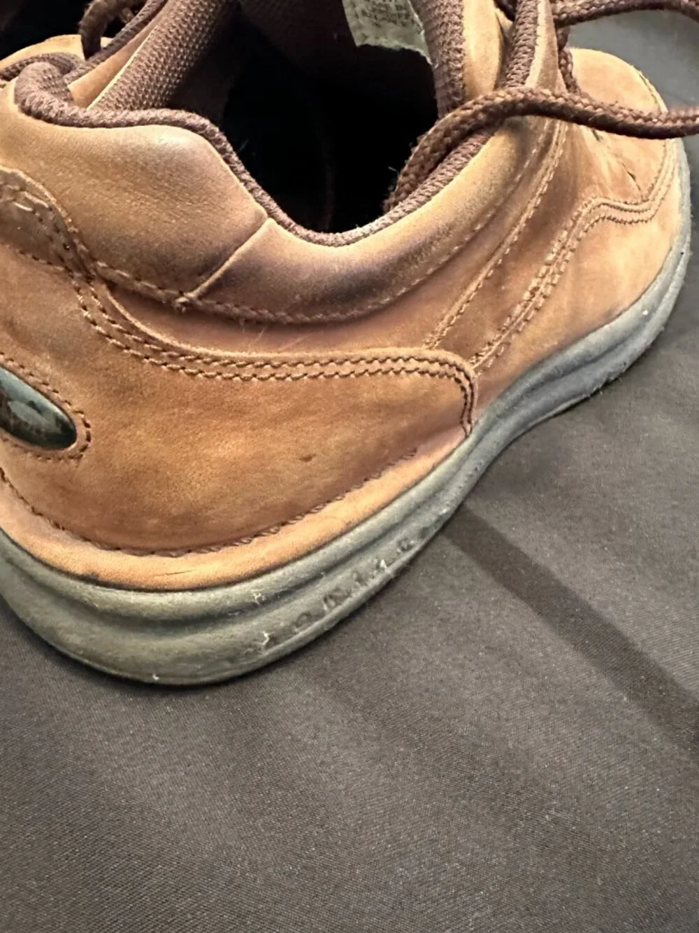 Rockport World Tour Classic Men Size 10 W Brown Leather Walking Shoes Gorpcore